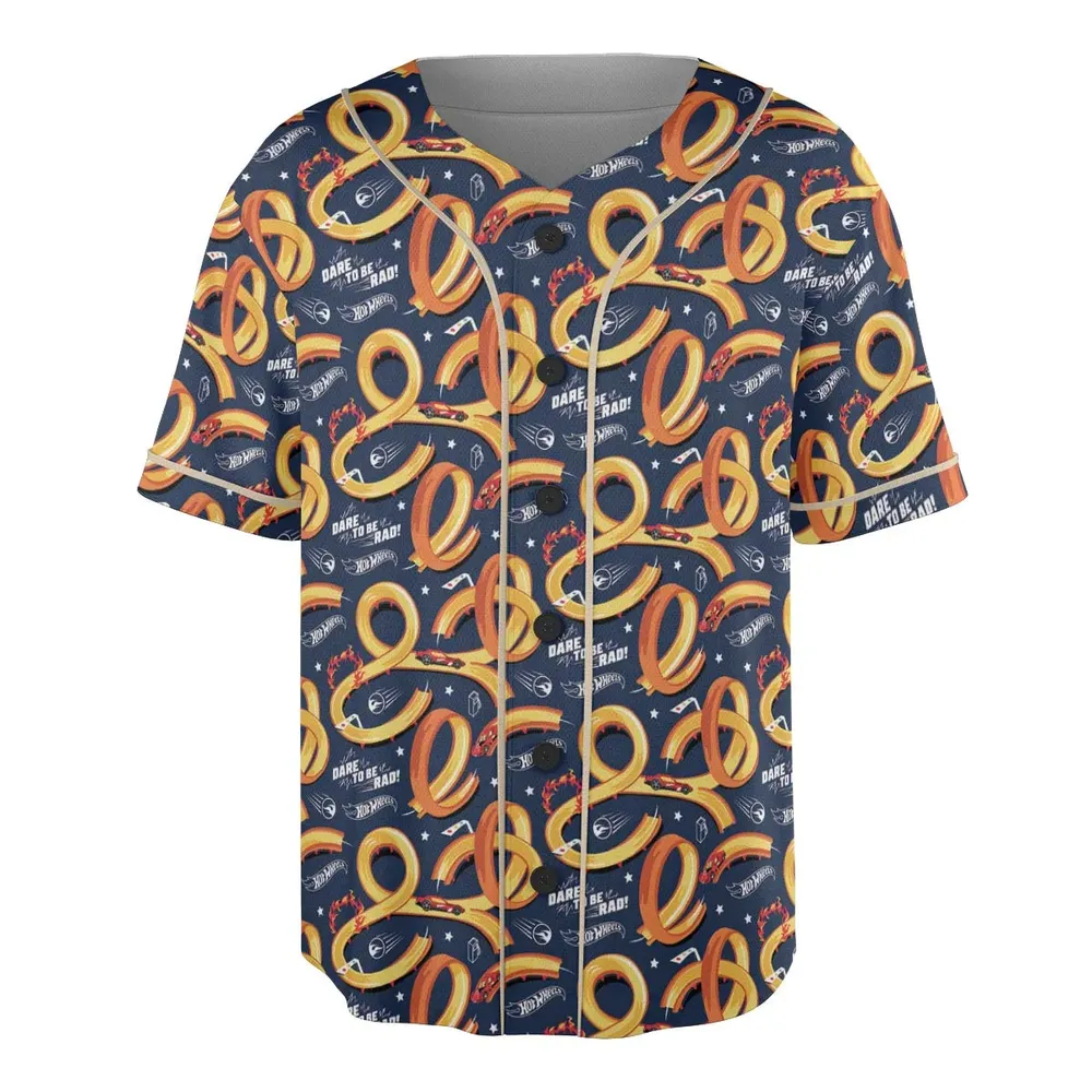 Hot Wheels Unisex Baseball Jersey - 3