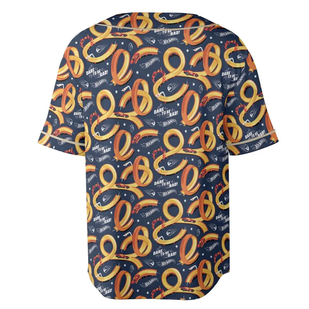 Hot Wheels Unisex Baseball Jersey - 4