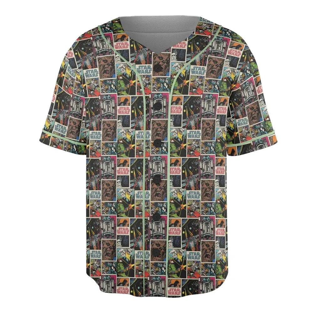 Star Wars Comic Unisex Baseball Jersey - 3