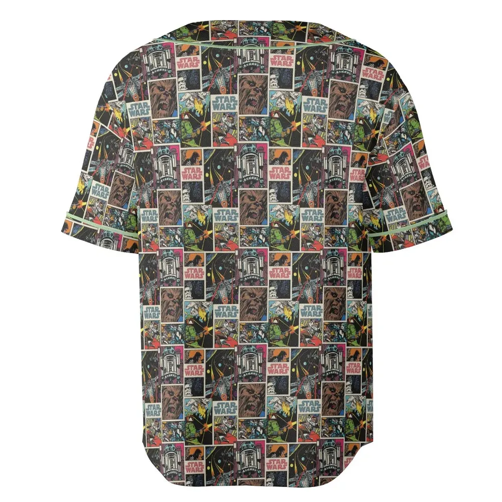 Star Wars Comic Unisex Baseball Jersey - 4