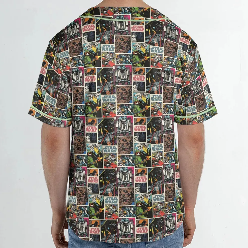 Star Wars Comic Unisex Baseball Jersey - 2