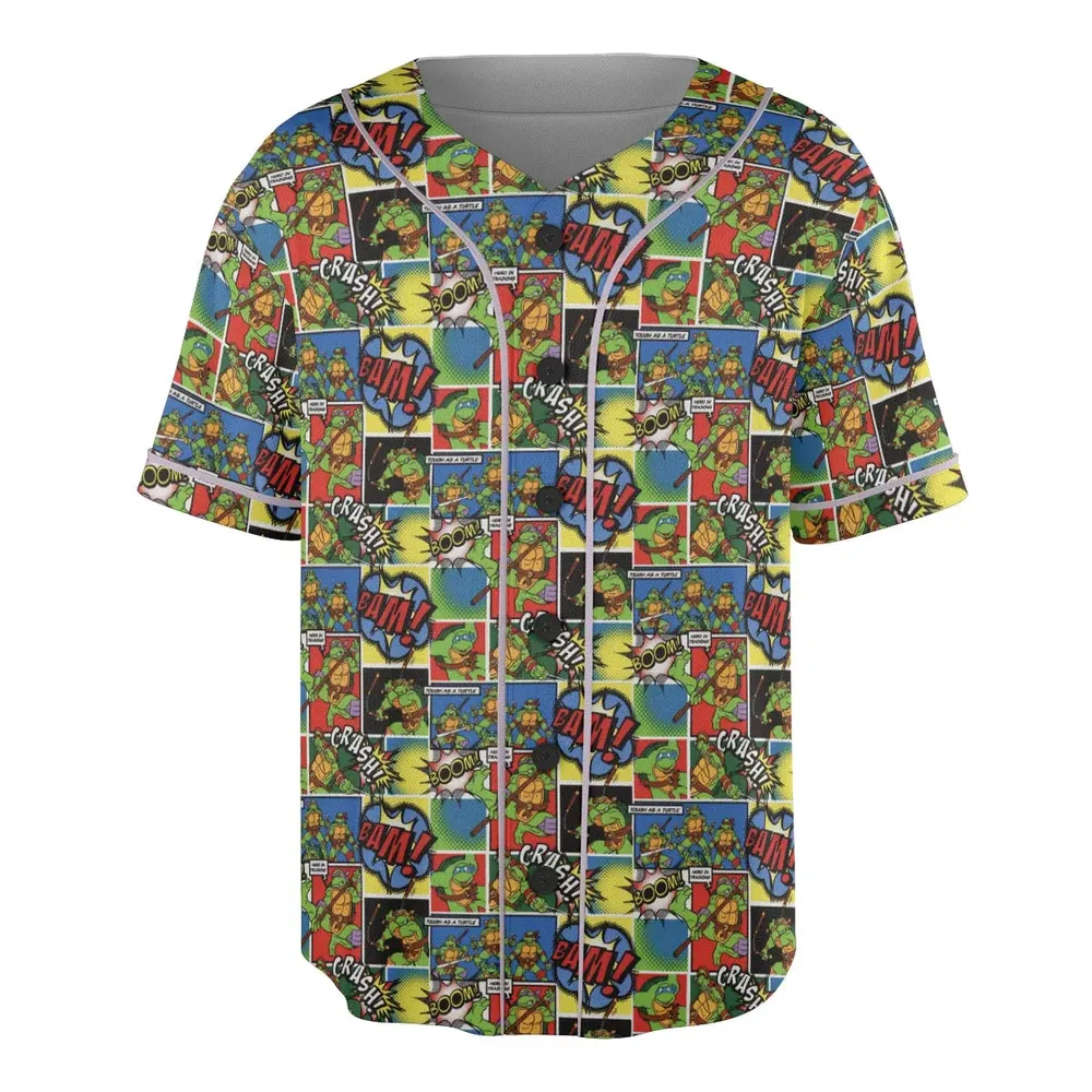 Teenage Mutant Ninja Turtles Comic Unisex Baseball Jersey - 3