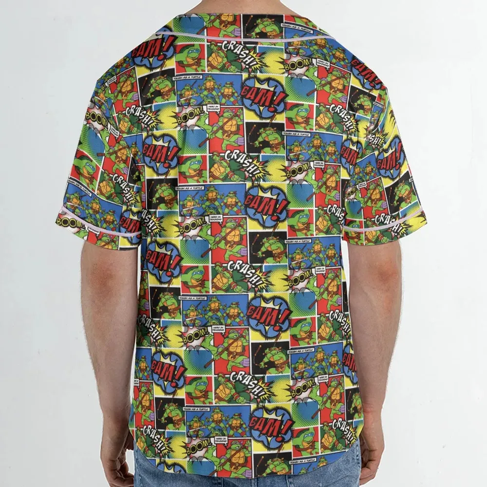 Teenage Mutant Ninja Turtles Comic Unisex Baseball Jersey - 2