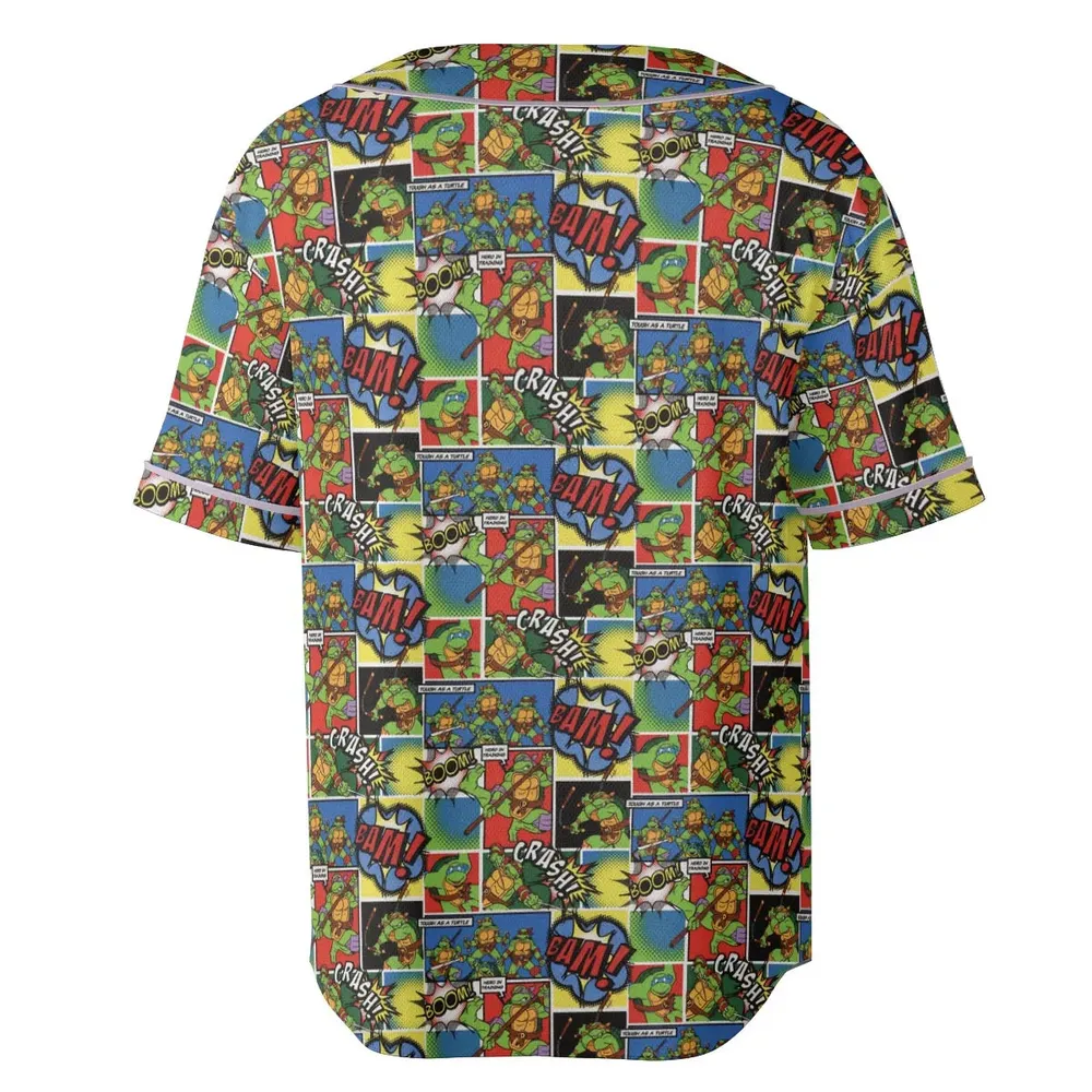 Teenage Mutant Ninja Turtles Comic Unisex Baseball Jersey - 4