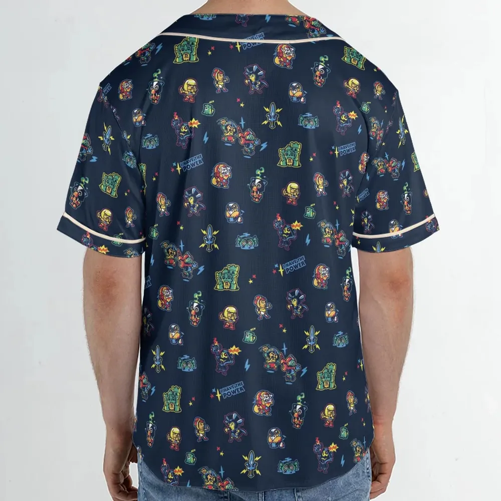 Masters Of The Universe Funny Pattern Unisex Baseball Jersey - 2
