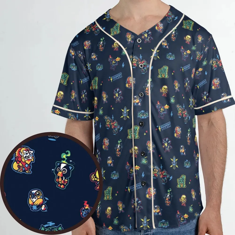 Masters Of The Universe Funny Pattern Unisex Baseball Jersey - 1