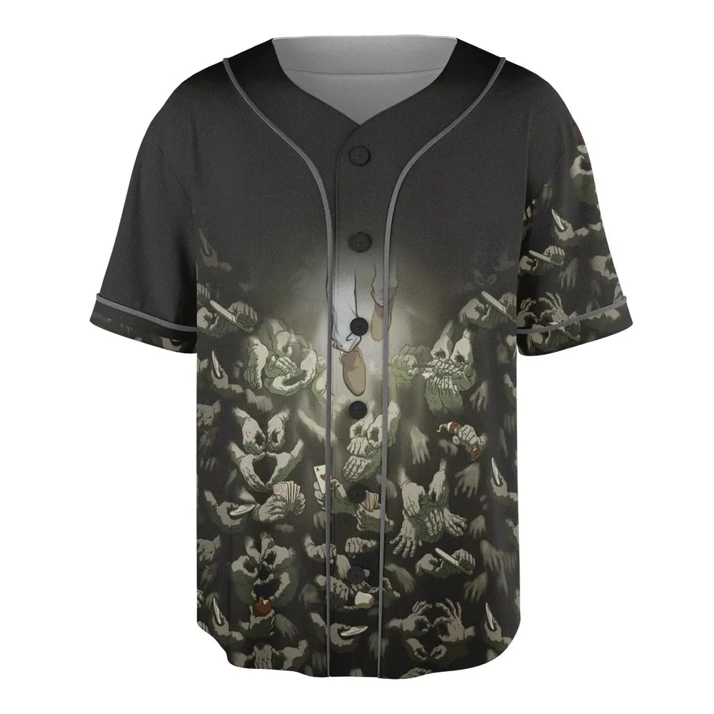 Funny Helping Hands Labyrinth Unisex Baseball Jersey - 3