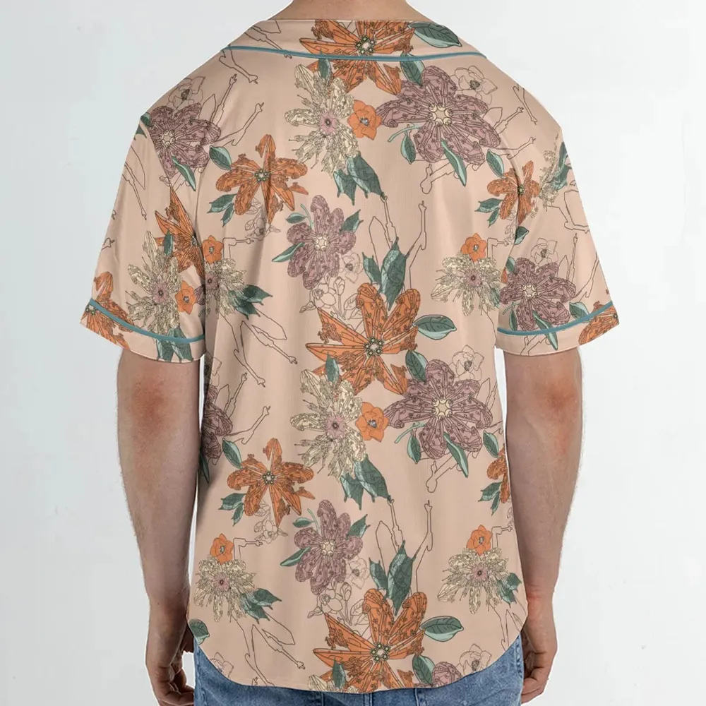 Star Wars Ships Floral Pattern Unisex Baseball Jersey - 2