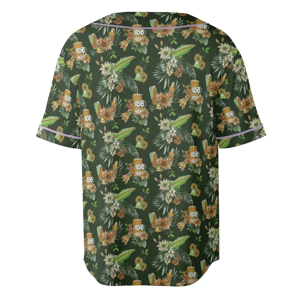 The Year 3000 Bender Futurama Unisex Baseball Jersey - 4
