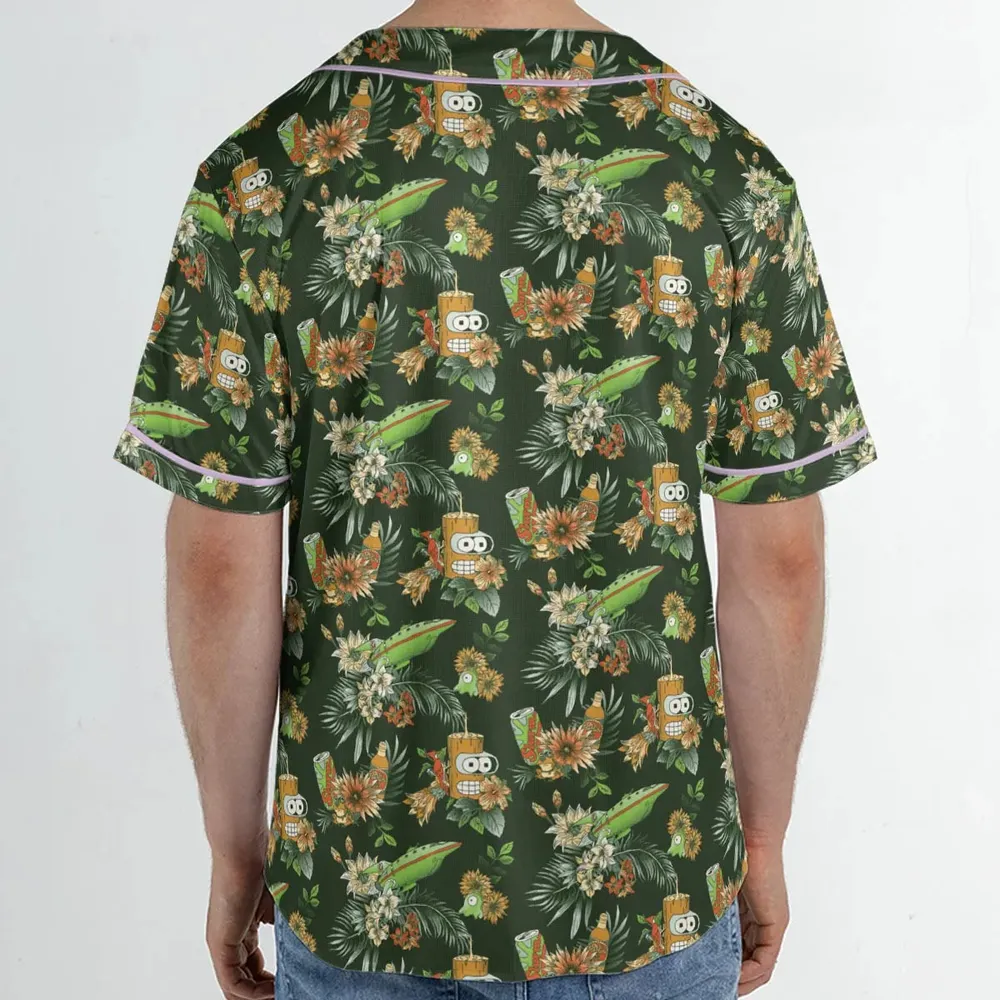 The Year 3000 Bender Futurama Unisex Baseball Jersey - 2