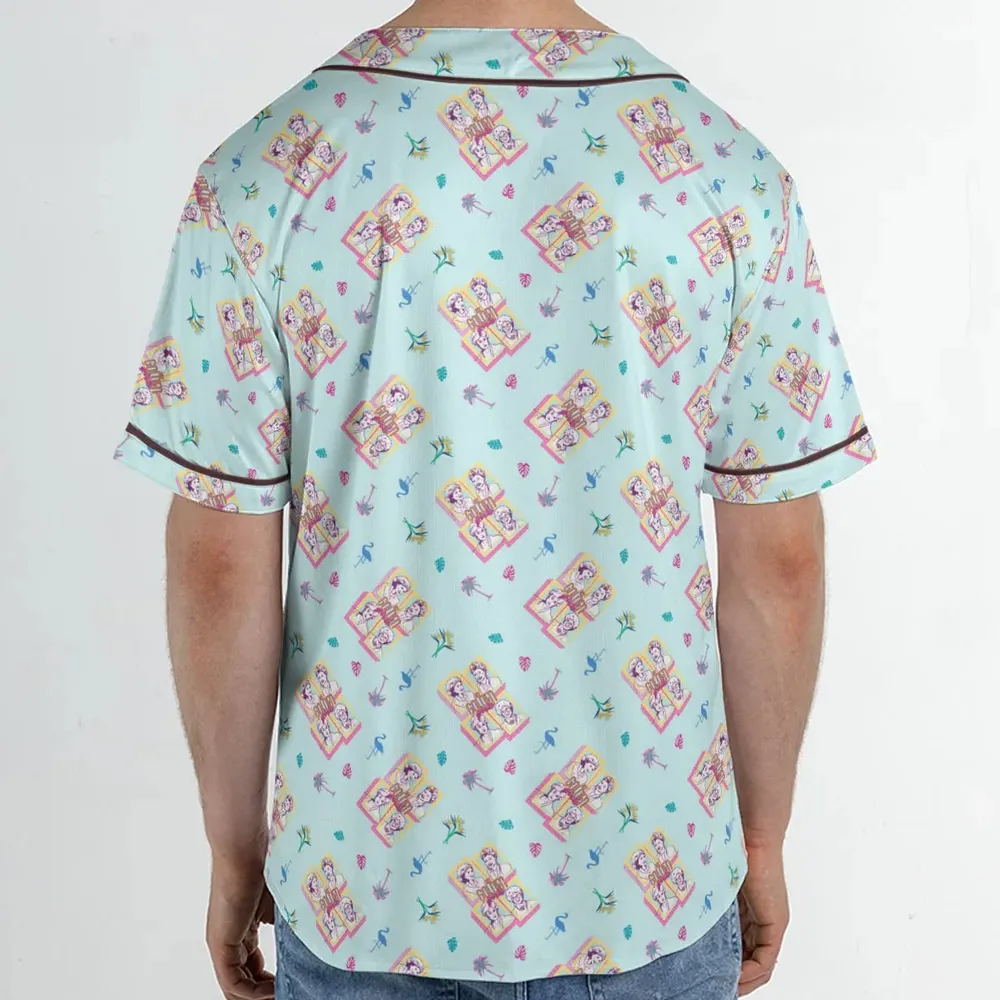 Golden Girls Patterned Unisex Baseball Jersey - 2