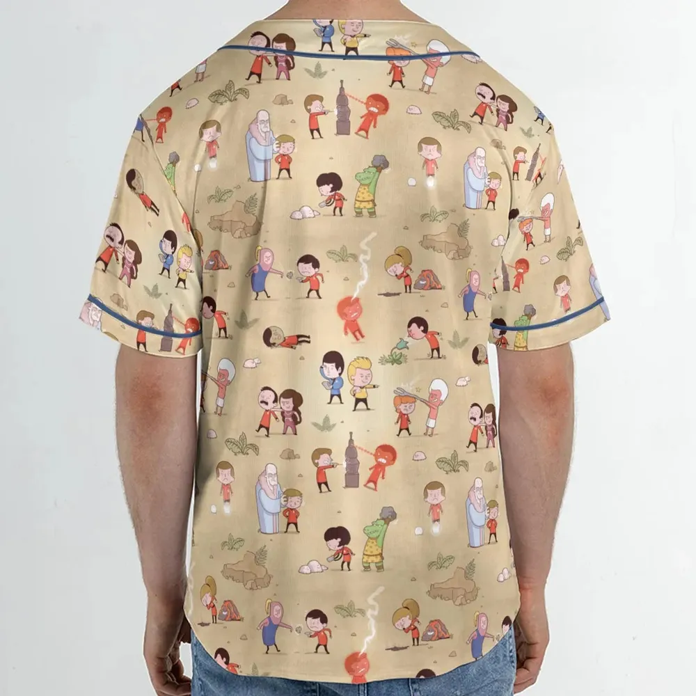 Pyramid America Star Trek Characters Unisex Baseball Jersey - 2