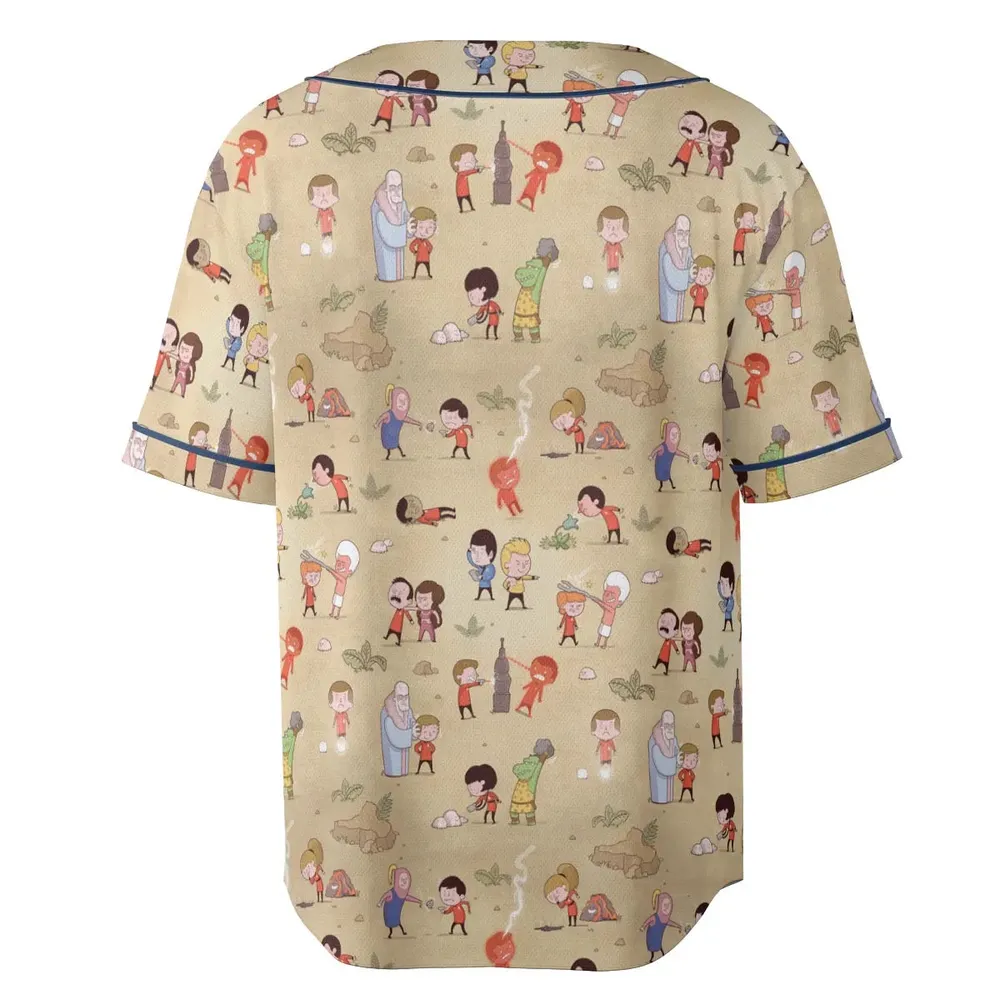 Pyramid America Star Trek Characters Unisex Baseball Jersey - 4