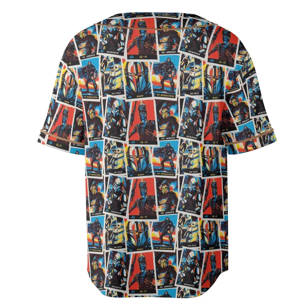 This Is The Way The Mando Pattern Unisex Baseball Jersey - 4