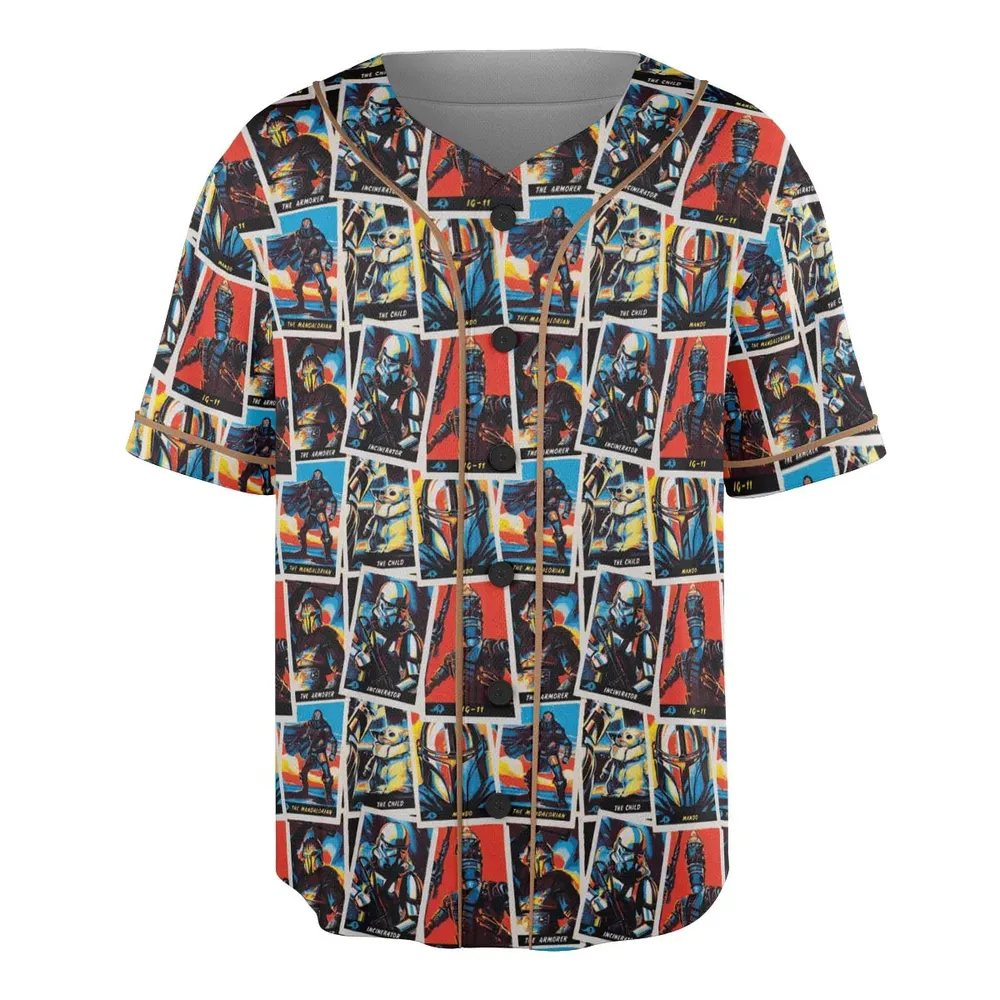 This Is The Way The Mando Pattern Unisex Baseball Jersey - 3