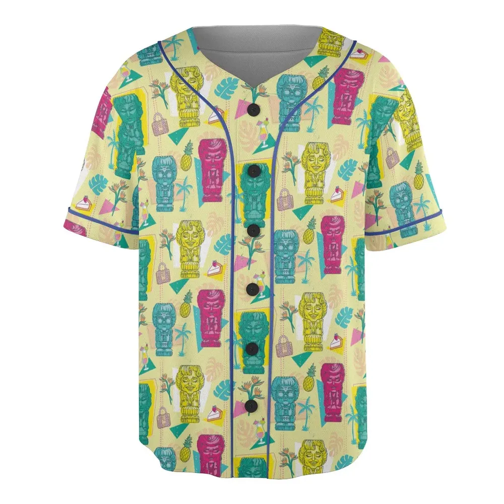 Golden Girls Tiki Shack Aloha Unisex Baseball Jersey - 3