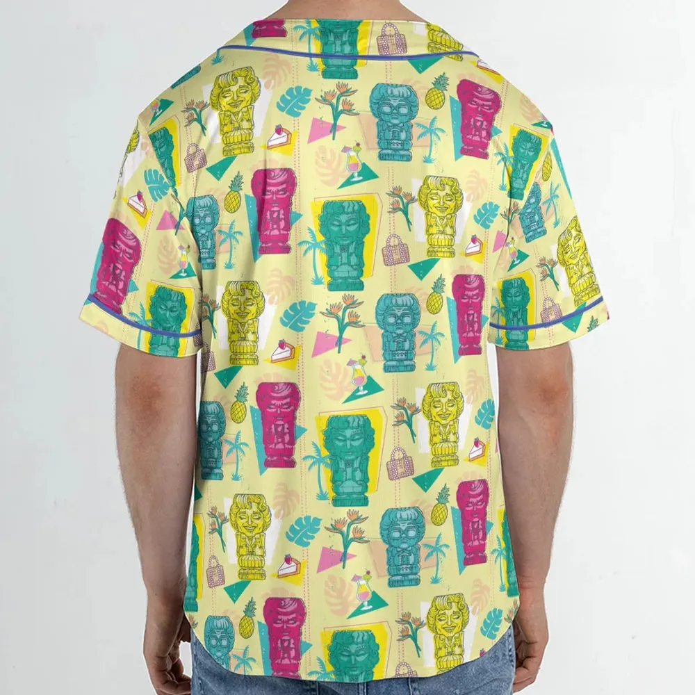 Golden Girls Tiki Shack Aloha Unisex Baseball Jersey - 2