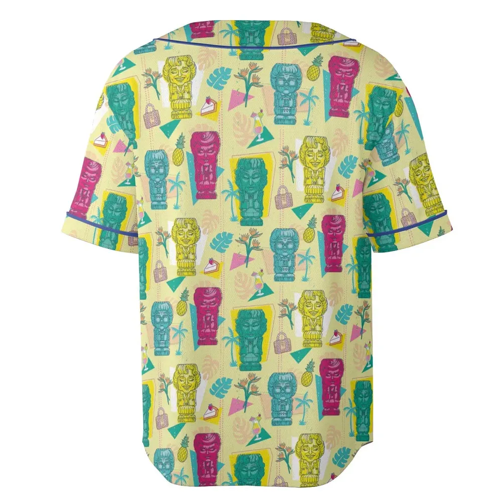 Golden Girls Tiki Shack Aloha Unisex Baseball Jersey - 4