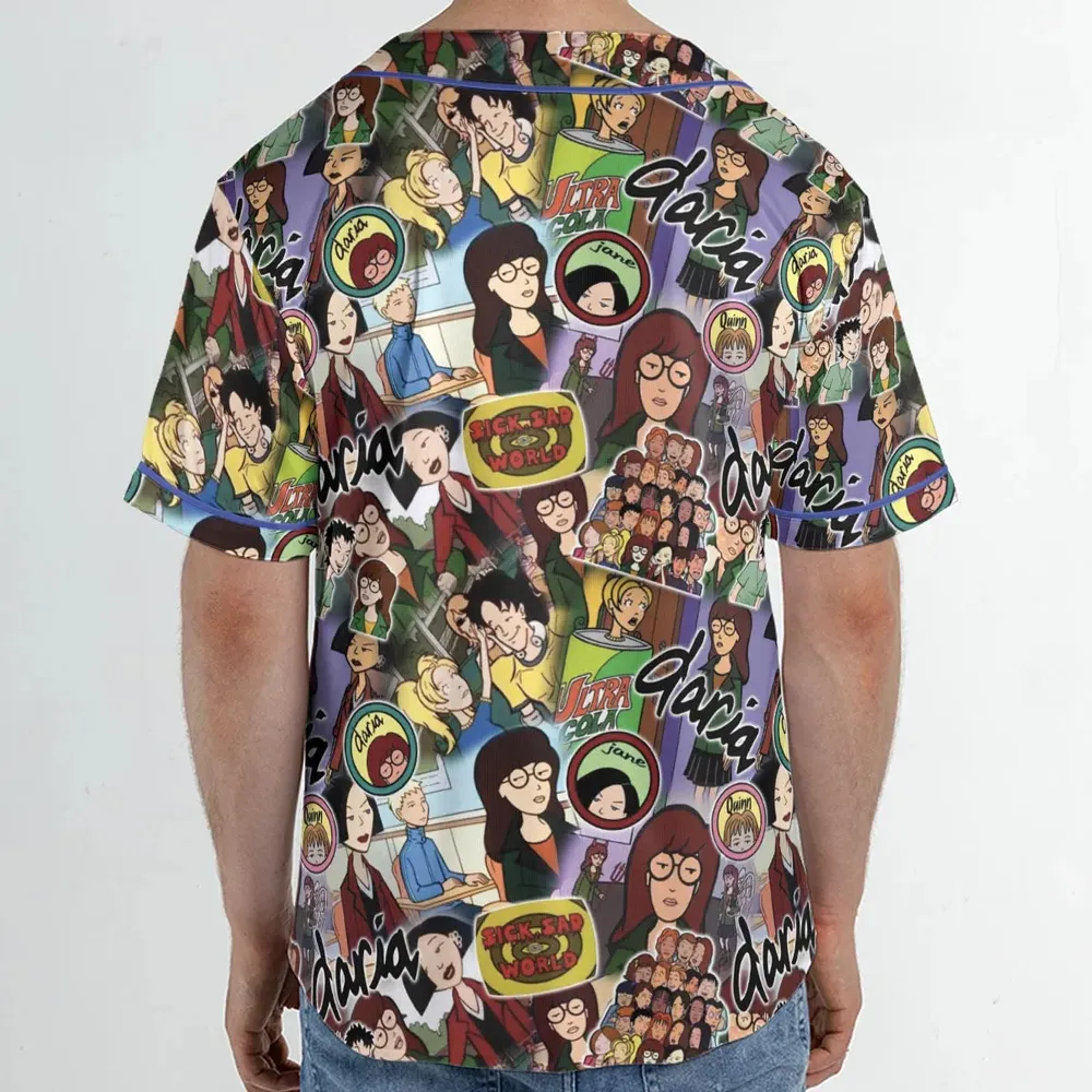 Sick Sad World Daria Unisex Baseball Jersey - 2