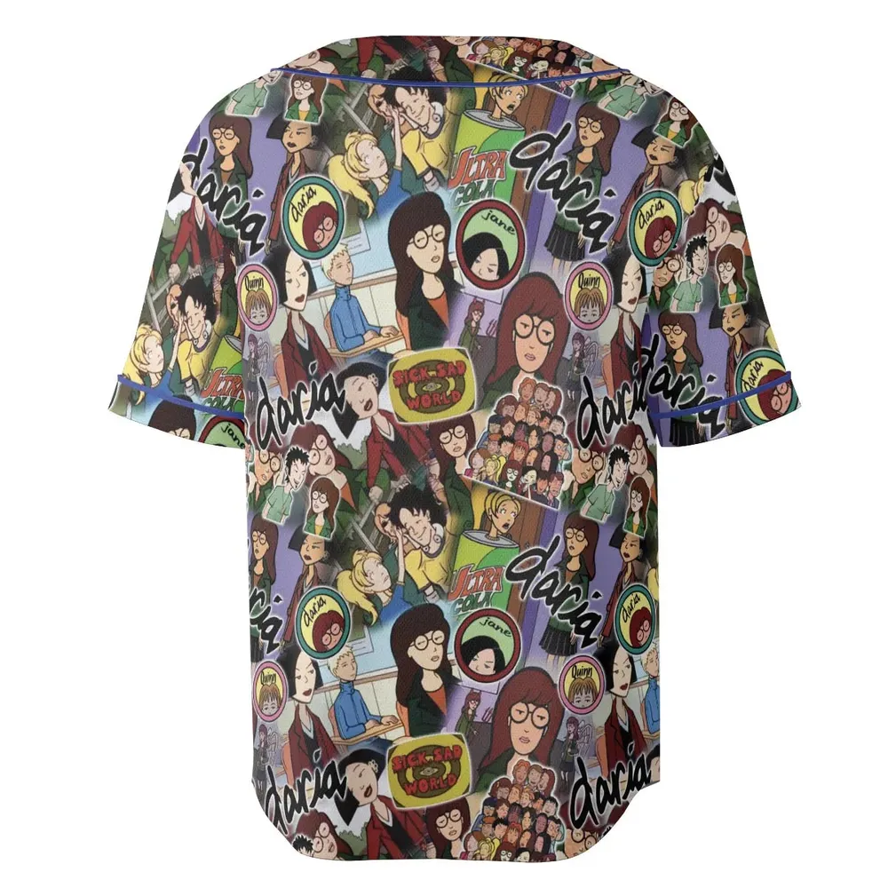 Sick Sad World Daria Unisex Baseball Jersey - 4