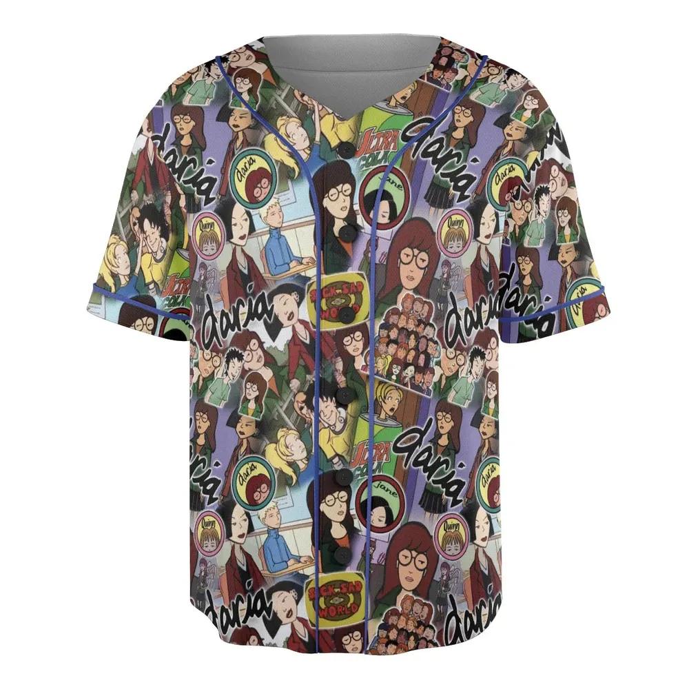 Sick Sad World Daria Unisex Baseball Jersey - 3