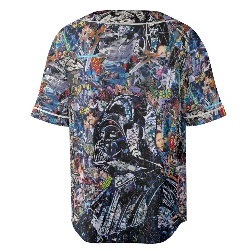 Star Wars Darth Vader All in One Unisex Baseball Jersey - 4