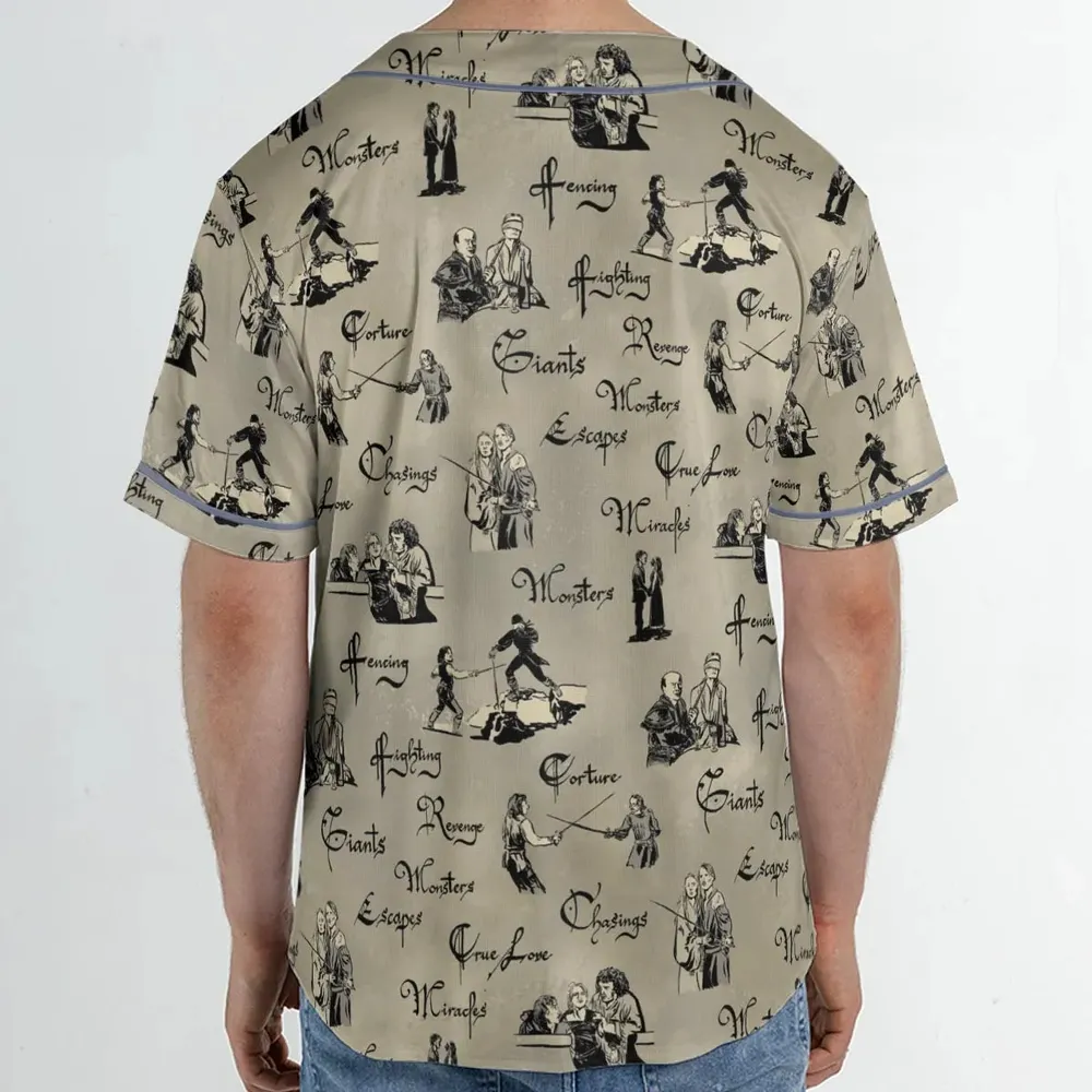 Hencing Fighting The Princess Bride Unisex Baseball Jersey - 2