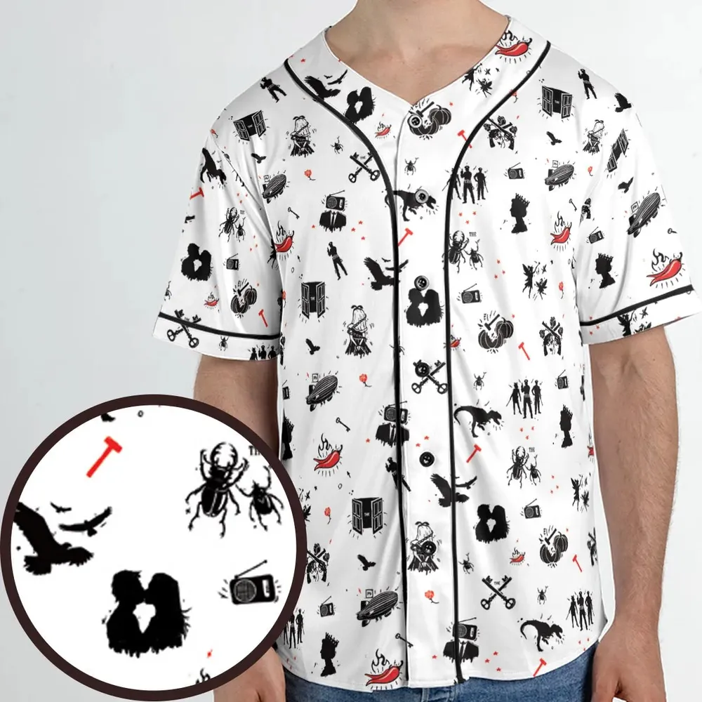 Legandary Bands Mashup Unisex Baseball Jersey - 1