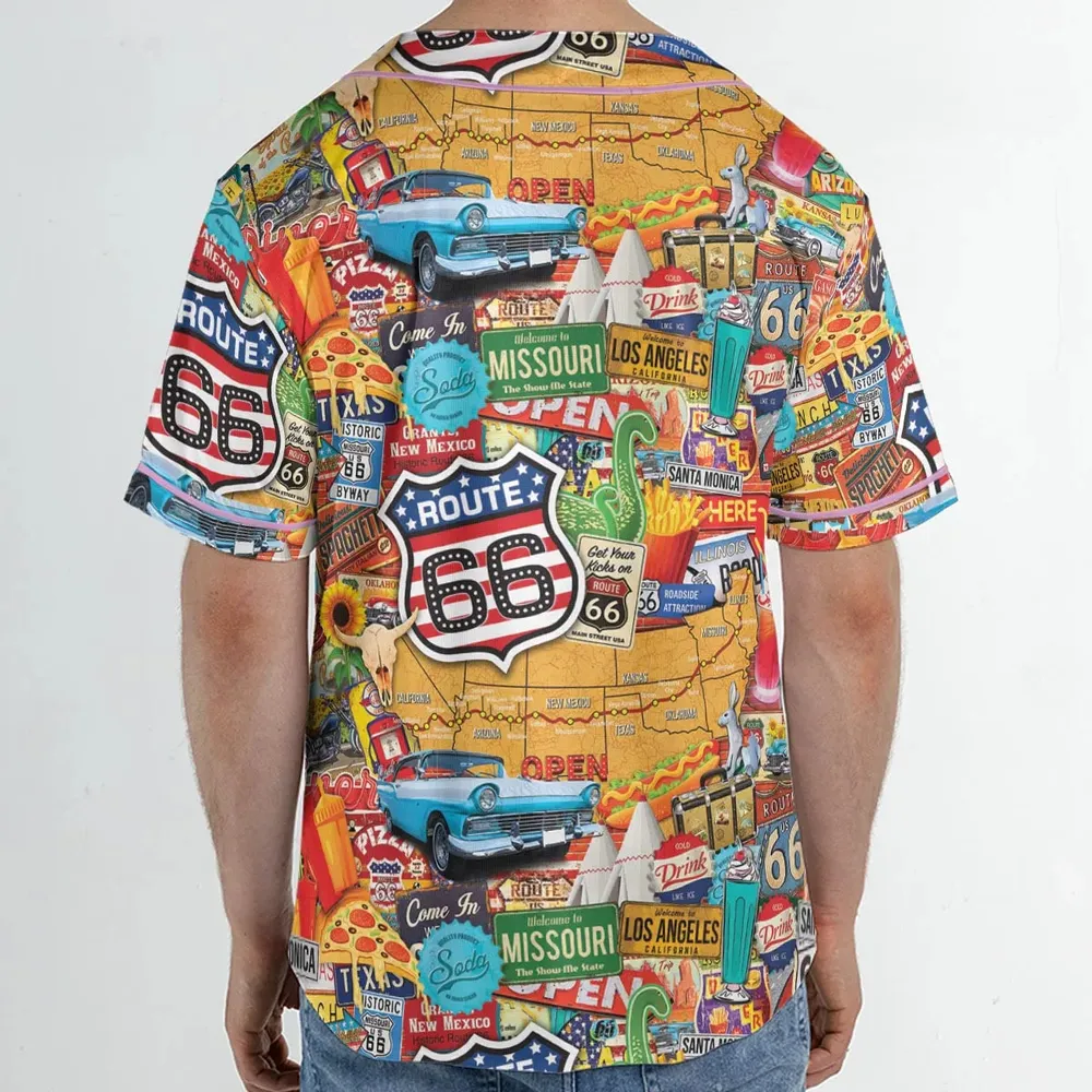 Main State of America Unisex Baseball Jersey - 2