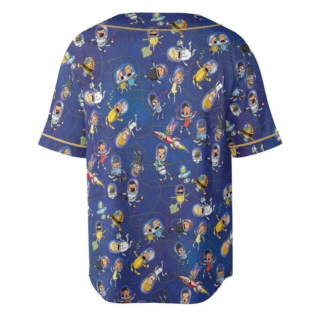 Outer Space Bob's Burgers Unisex Baseball Jersey - 4