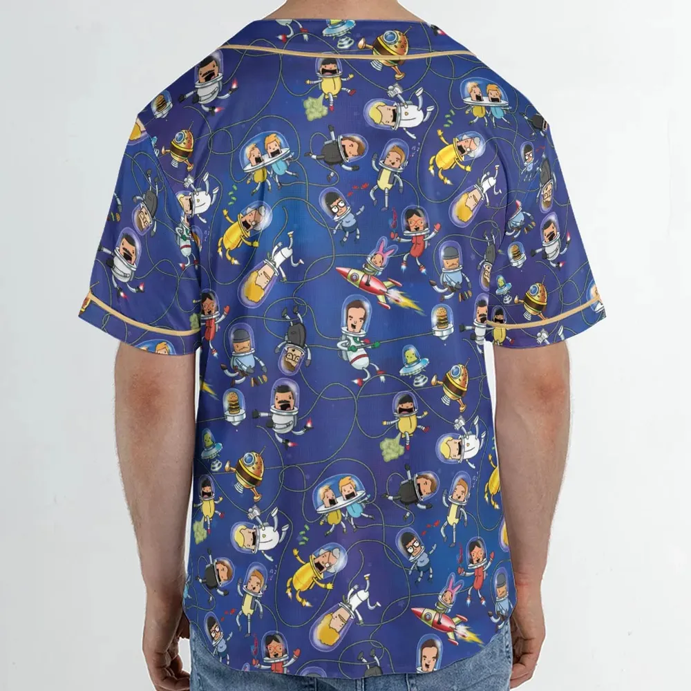 Outer Space Bob's Burgers Unisex Baseball Jersey - 2