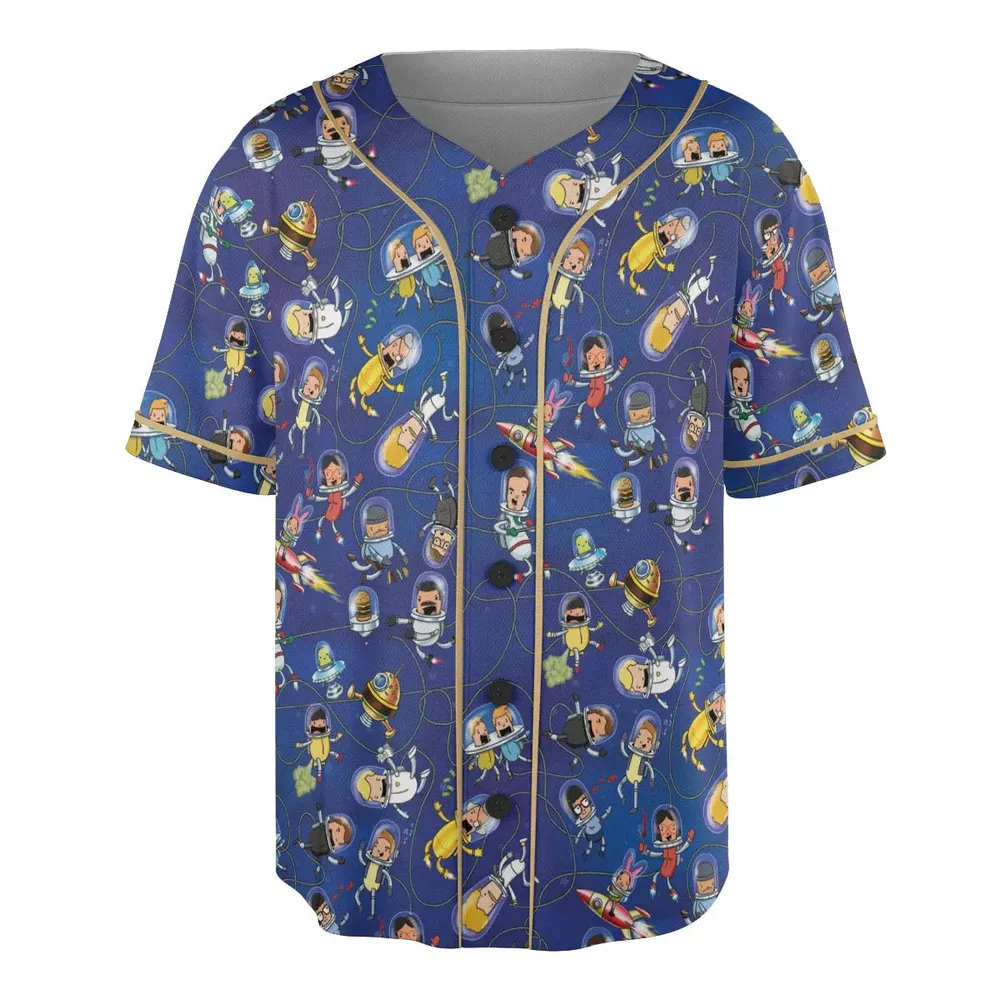 Outer Space Bob's Burgers Unisex Baseball Jersey - 3