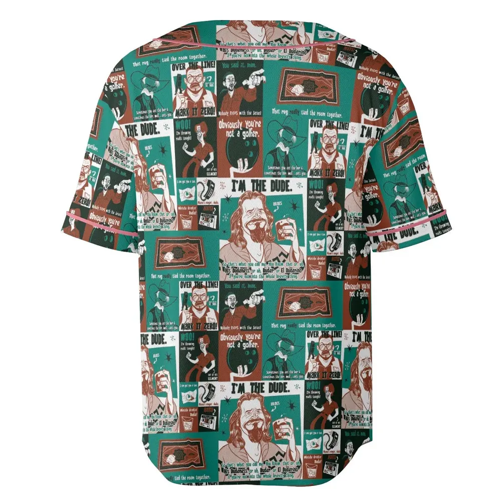 I'm The Dude The Big Lebowski Unisex Baseball Jersey - 4