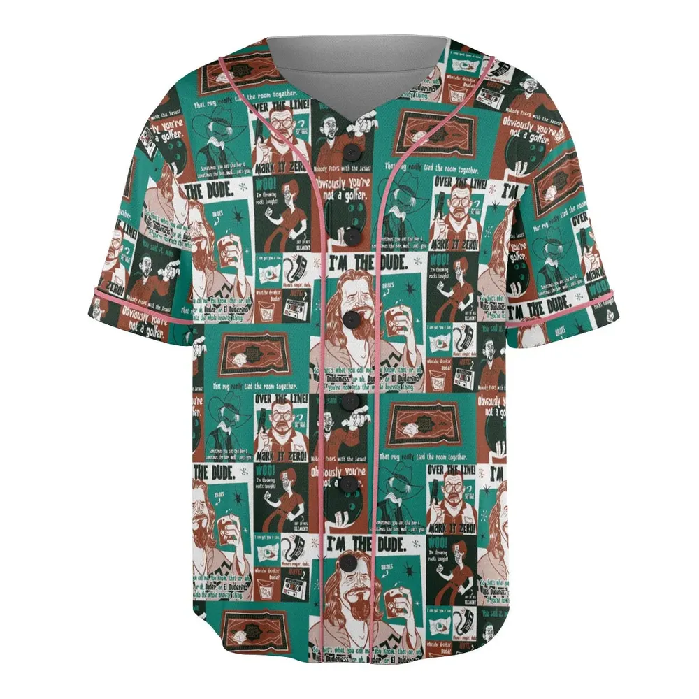 I'm The Dude The Big Lebowski Unisex Baseball Jersey - 3