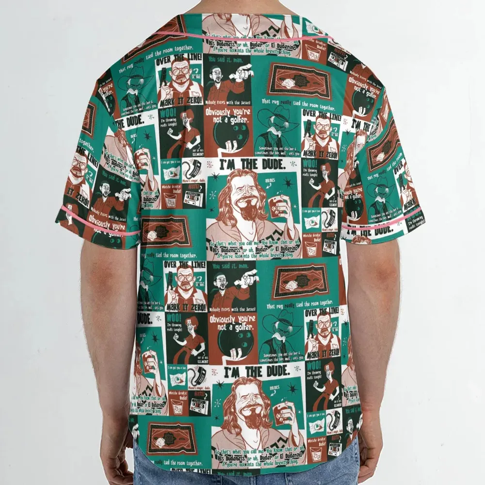 I'm The Dude The Big Lebowski Unisex Baseball Jersey - 2