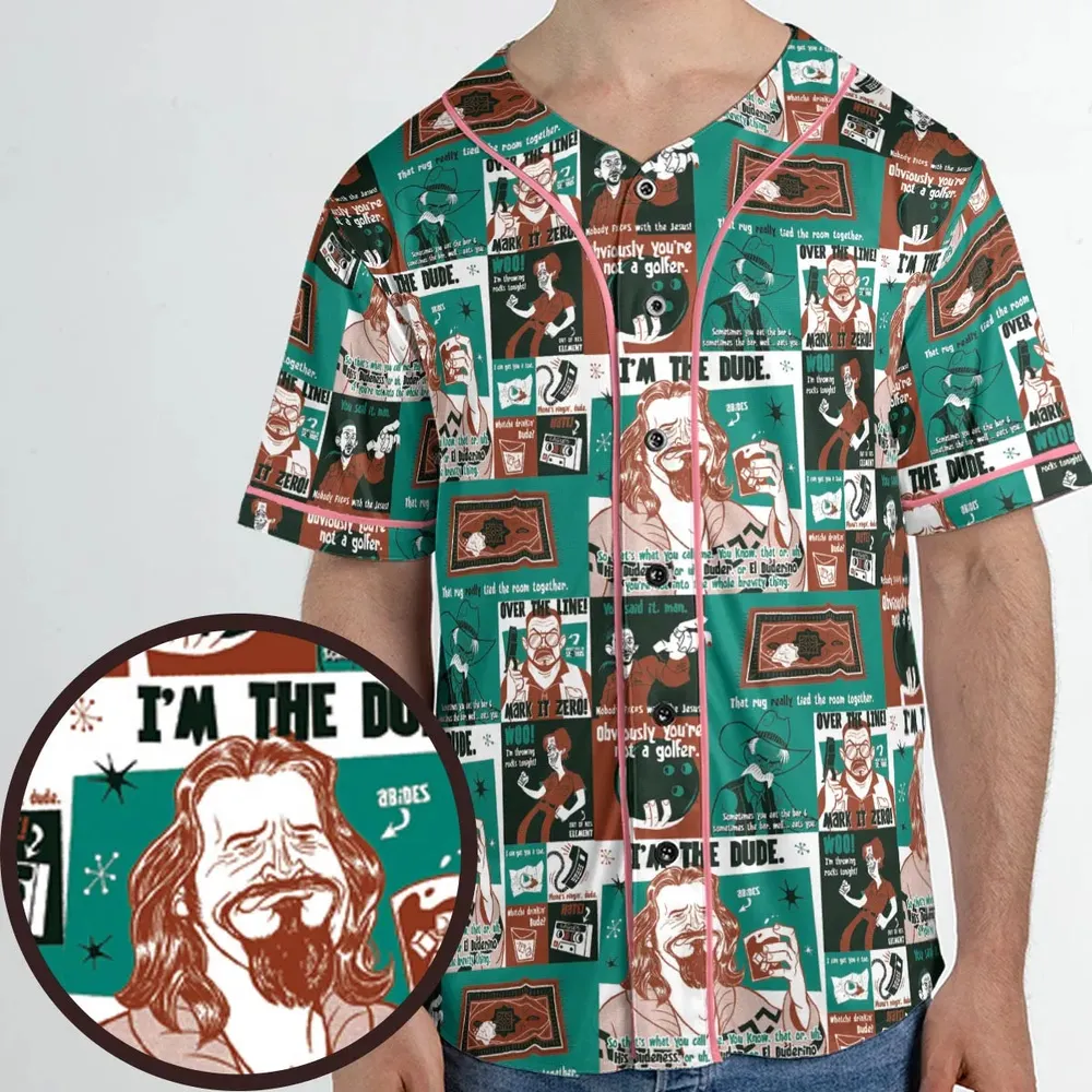 I'm The Dude The Big Lebowski Unisex Baseball Jersey - 1