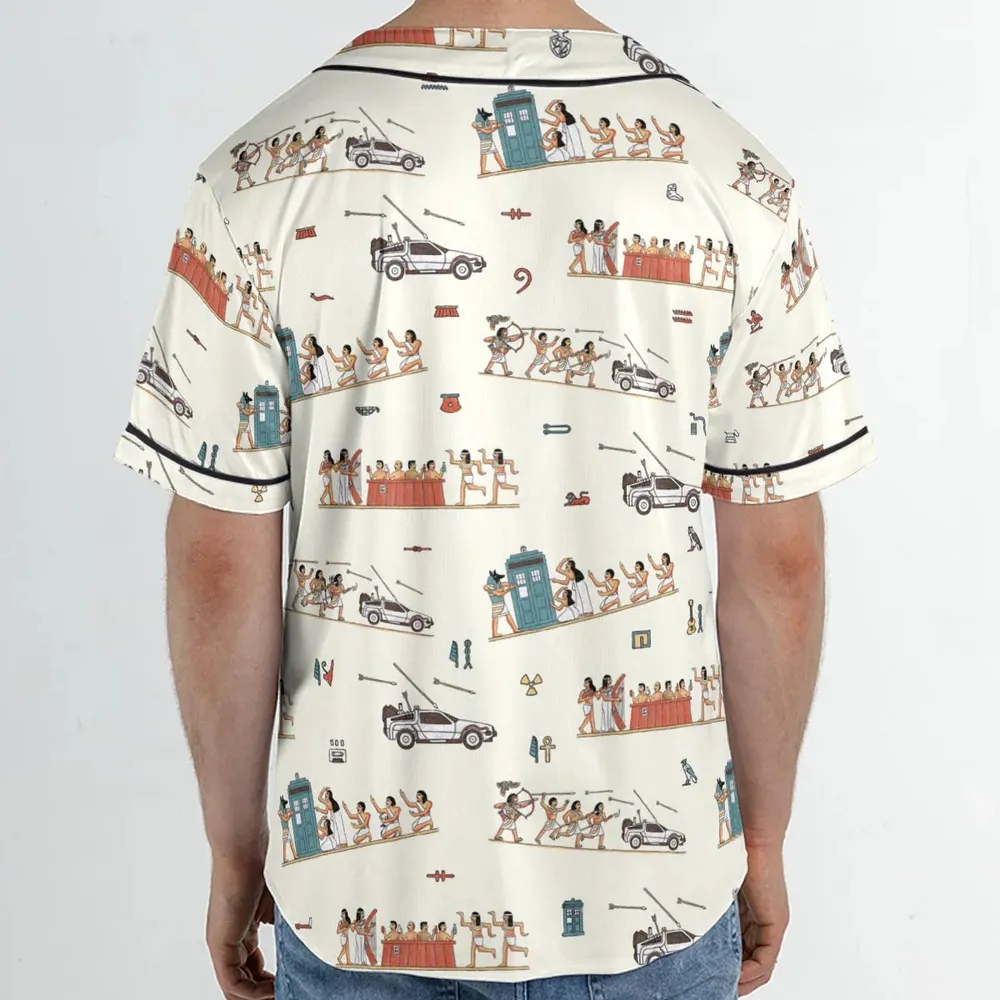 Lost In Egypt Unisex Baseball Jersey - 2