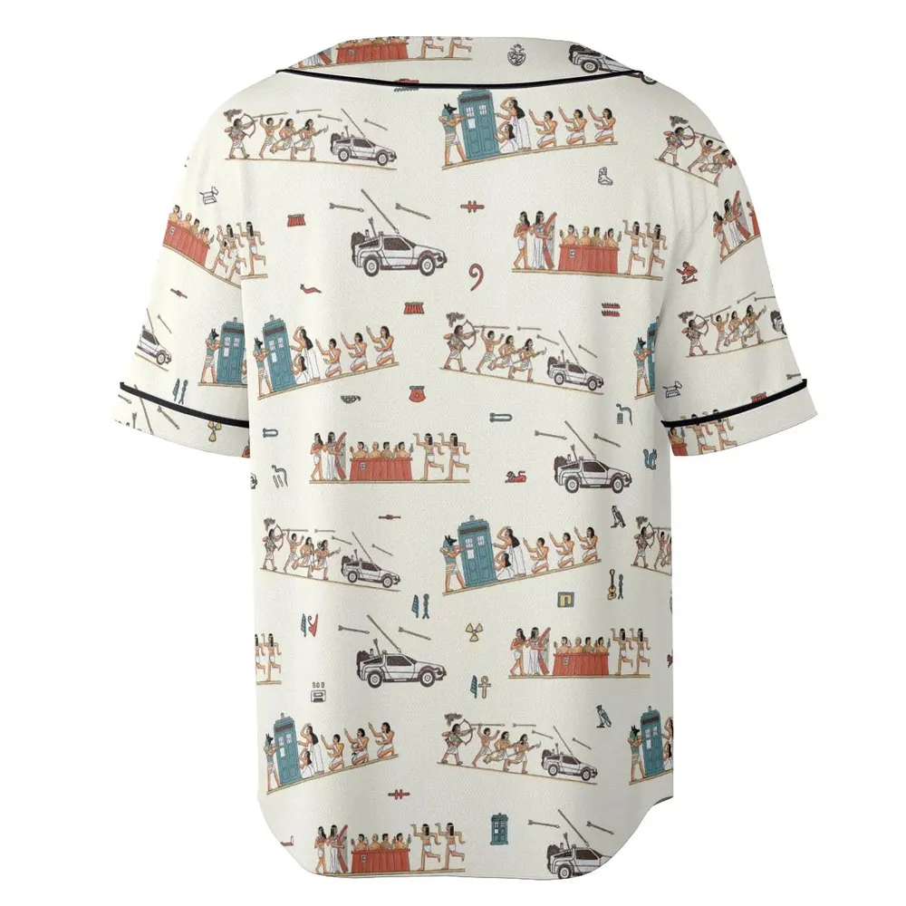 Lost In Egypt Unisex Baseball Jersey - 4