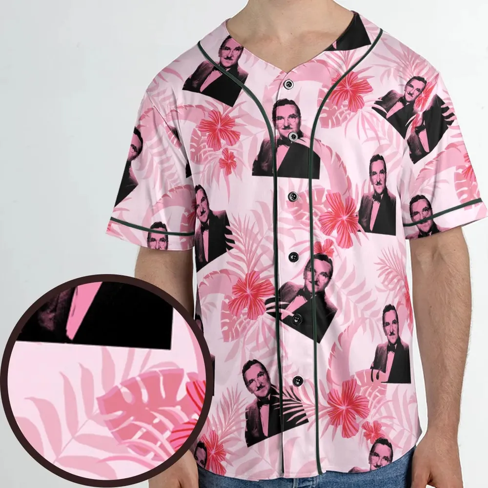 The Andy Griffith Show Pink Pattern Unisex Baseball Jersey - 1