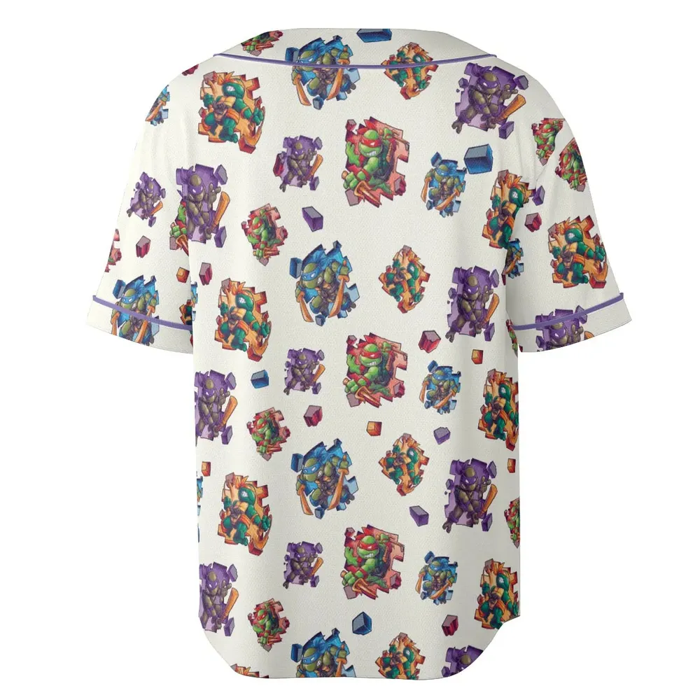TMNT Break The Wall Unisex Baseball Jersey - 4