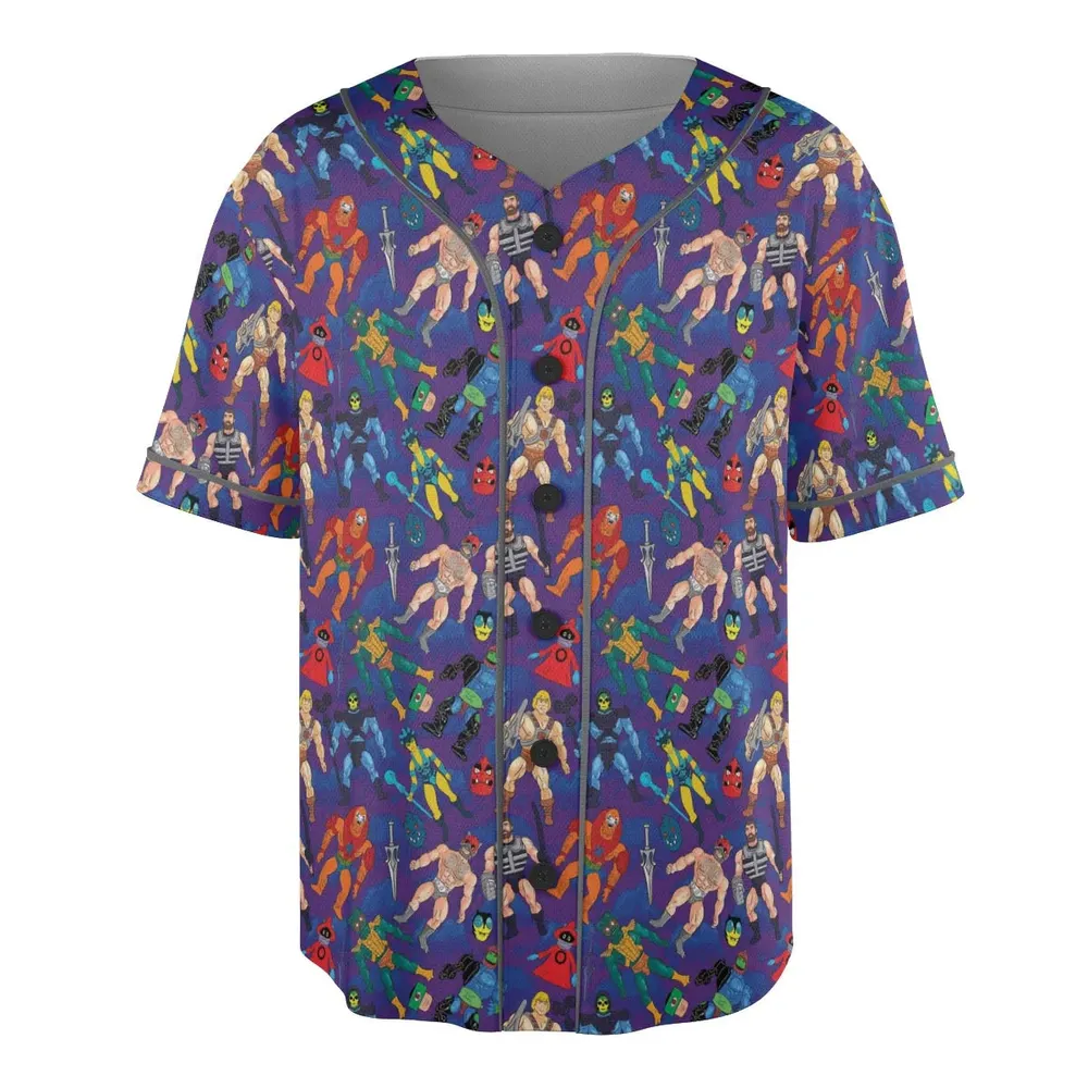 MOTU Figures Unisex Baseball Jersey - 3
