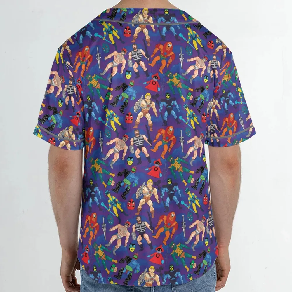 MOTU Figures Unisex Baseball Jersey - 2