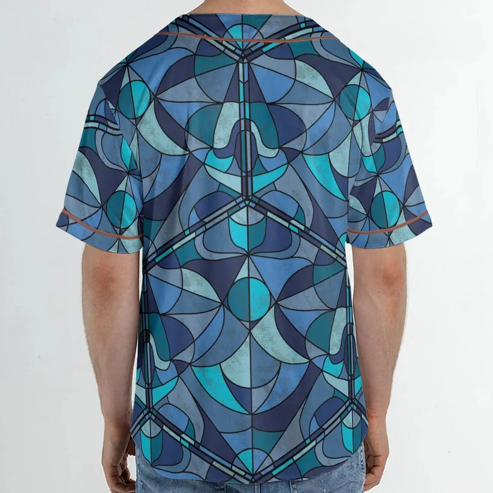 Stained Glass Monster RPG Unisex Baseball Jersey - 2