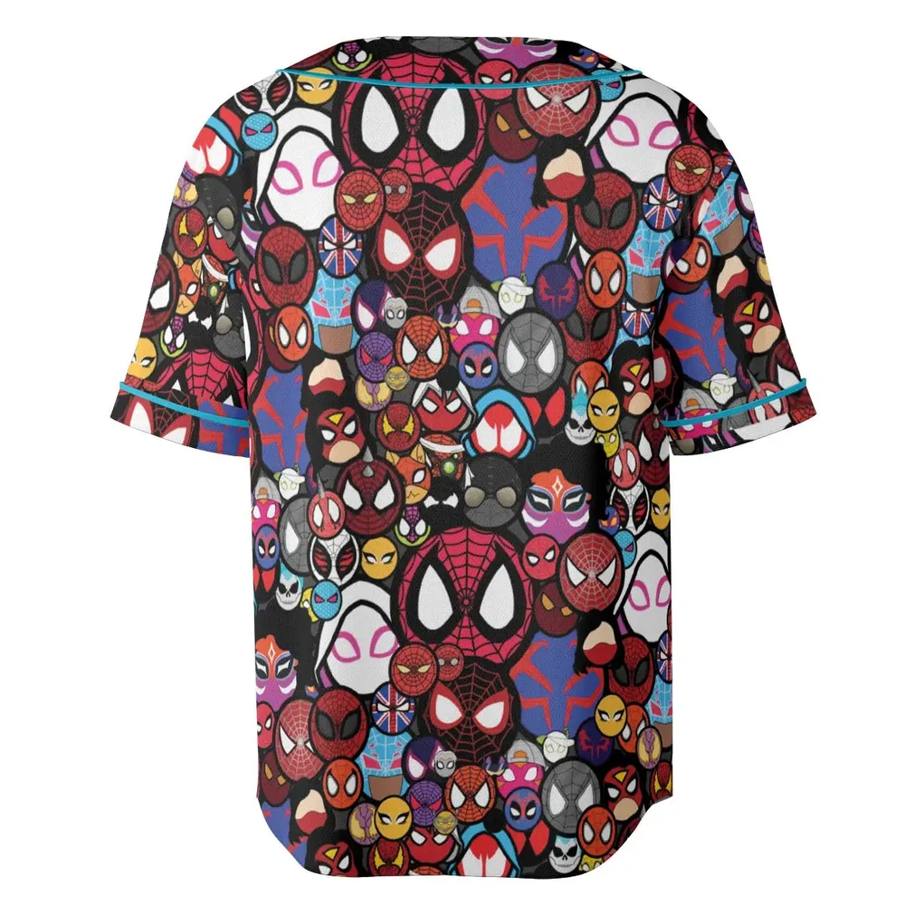 Spide-Mania Spider-Verse Unisex Baseball Jersey - 4