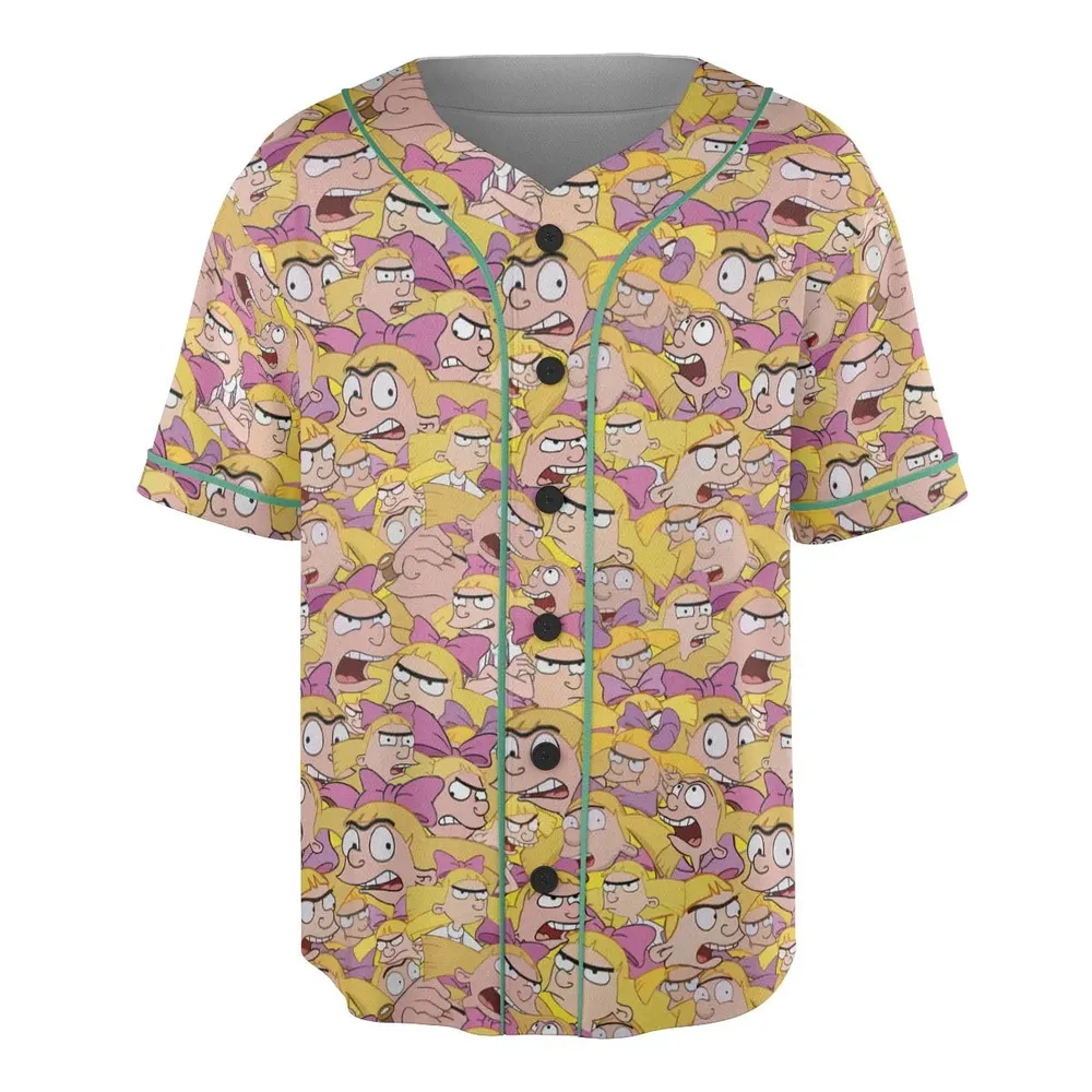 Helga G. Pataki Hey Arnold Unisex Baseball Jersey - 3