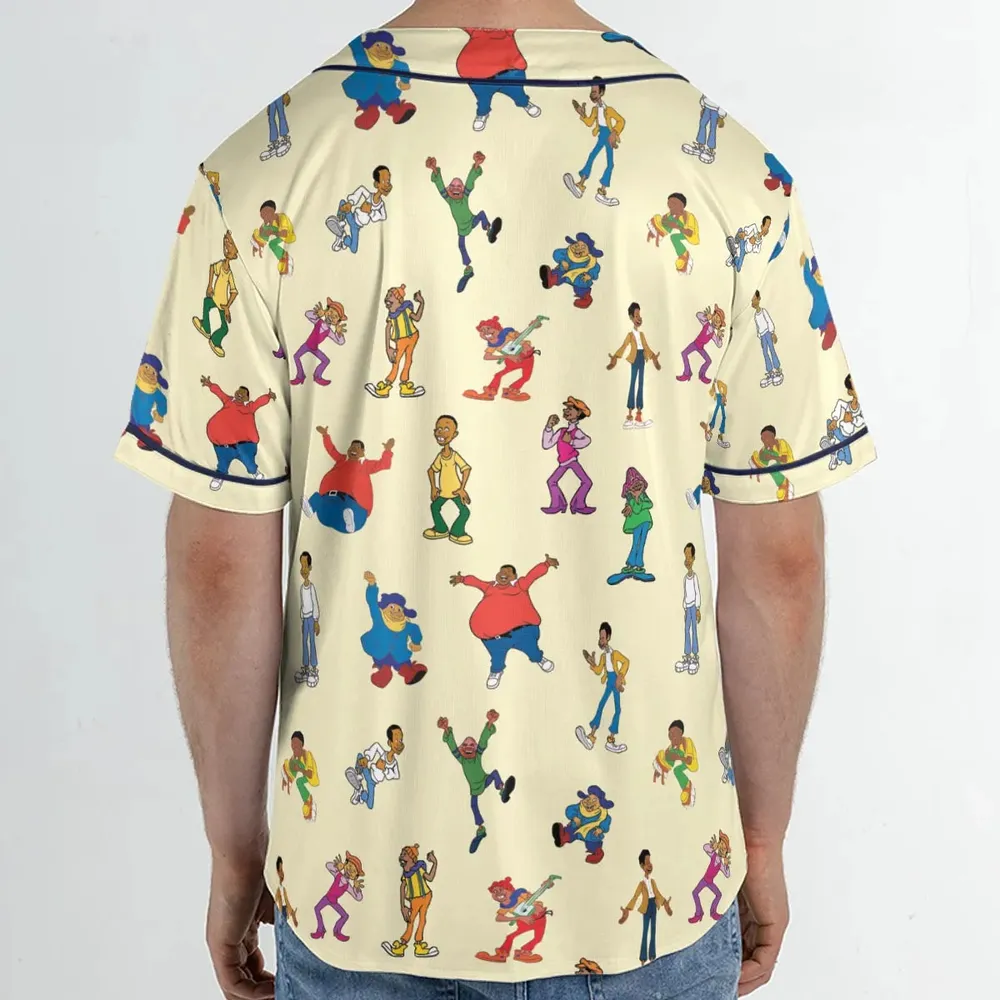 Fat Albert and the Cosby Kids Unisex Baseball Jersey - 2