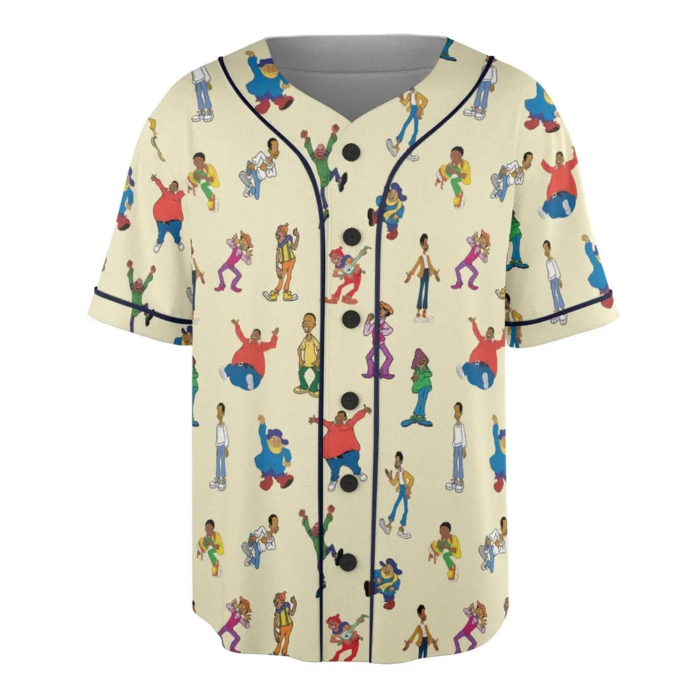 Fat Albert and the Cosby Kids Unisex Baseball Jersey - 3