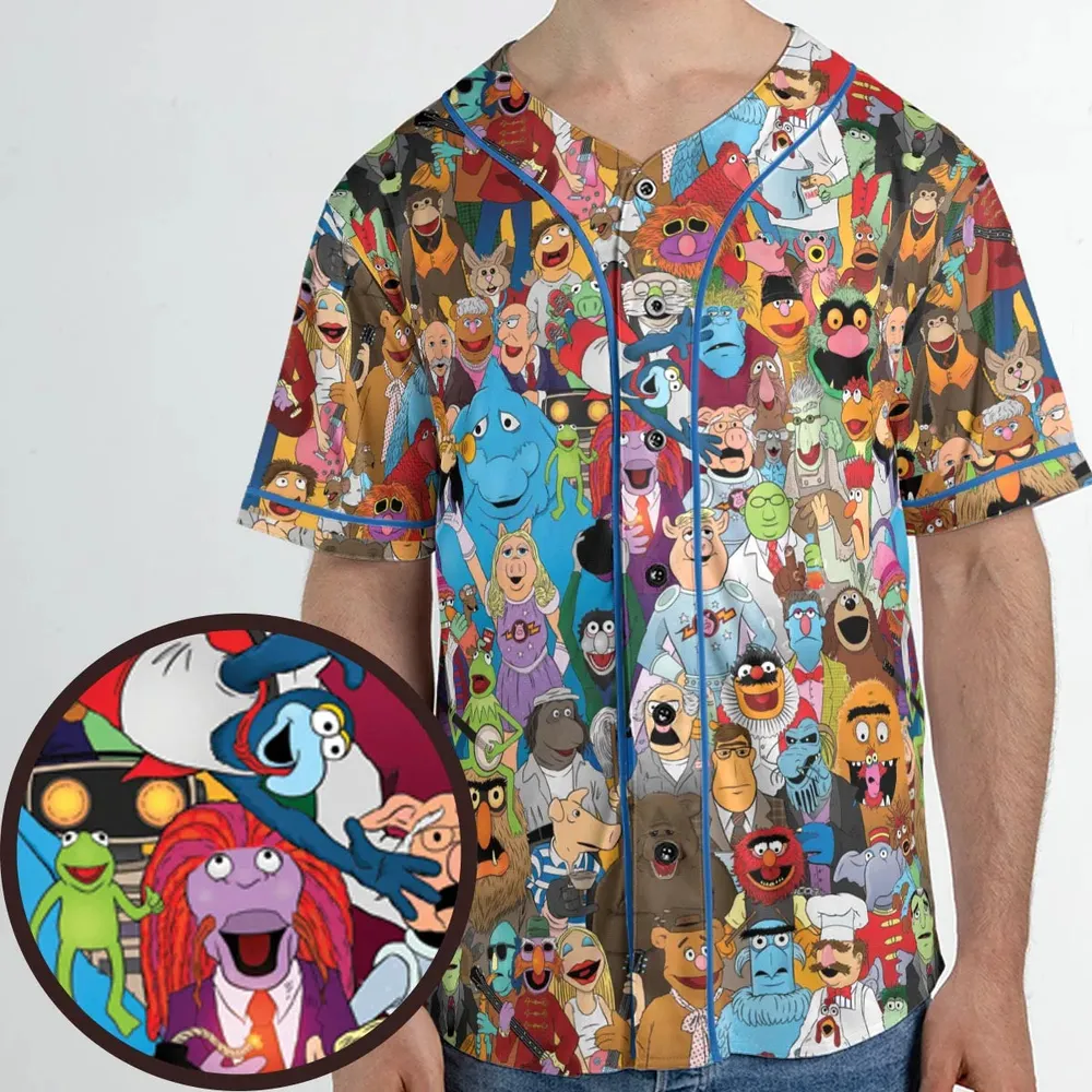 The Great Muppet Jubilee The Muppet Unisex Baseball Jersey - 1