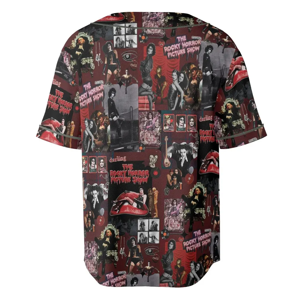 Frank-N-Furter The Rocky Horror Picture Show Unisex Baseball Jersey - 4