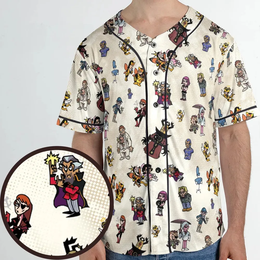 V Is For Venture The Venture Bros Villains Unisex Baseball Jersey - 1